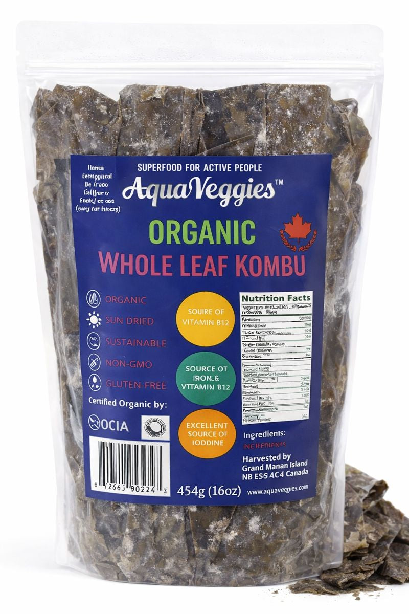 Organic Whole Leaf Kombu (1lb)