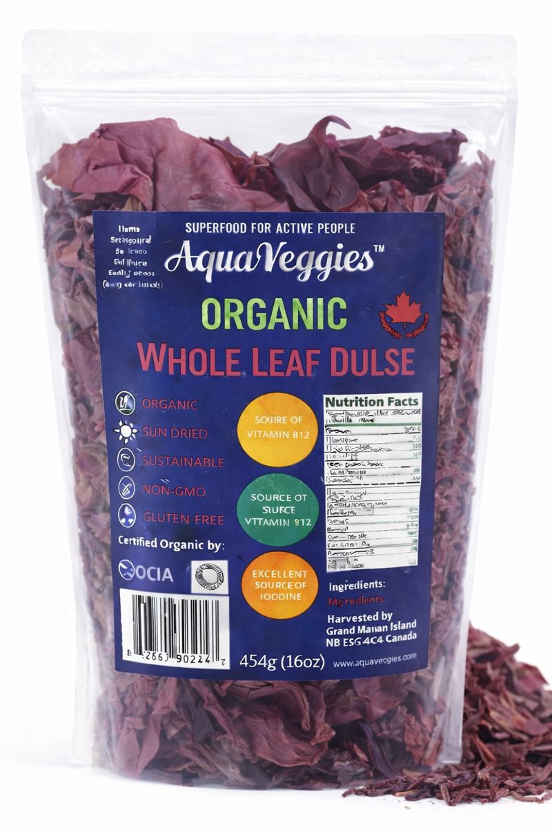 Organic Whole Leaf Wakame (1lb) - Organic Wakame - Canadian Alaria